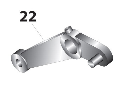 Milwaukee Twins Big Twin Rotary Transmission Lever For Harley Shovelhead 1979-1984