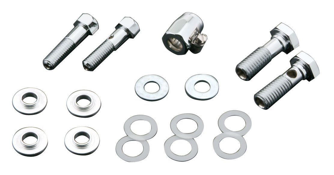 Milwaukee Twins Custom Breather Bolt Kit For Harley 1988-2020