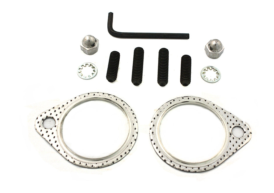 Milwaukee Twins Exhaust Stud-Nut And Gasket Kit For Harley Shovelhead 1966-1984