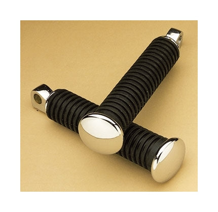 Milwaukee Twins Extended Rubber Footpegs