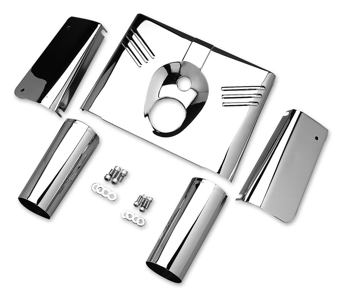 Milwaukee Twins Fork Tins For Harley Softail 1986-2017