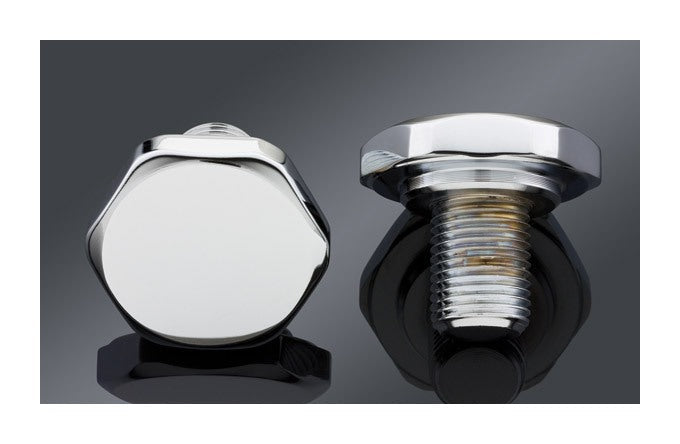 Milwaukee Twins Fork Tube Caps For Harley Big Twin 1978-2017