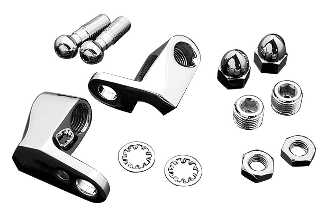 Milwaukee Twins Front Turn Signal Mount Kit For Harley Touring / Softail / Dyna / Sportster 1985-2020