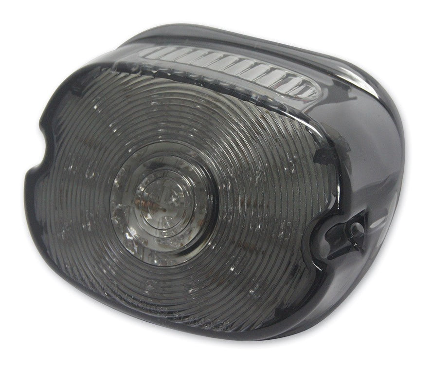 Milwaukee Twins LED Laydown Taillight With Lens For Harley FXR / XL / FL 1989-1999