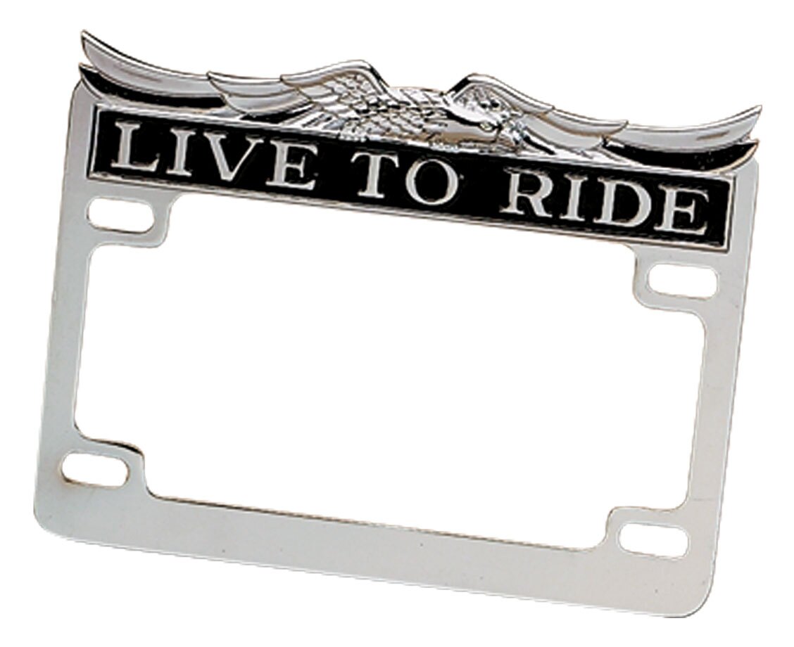 Milwaukee Twins Live To Ride License Plate Frame