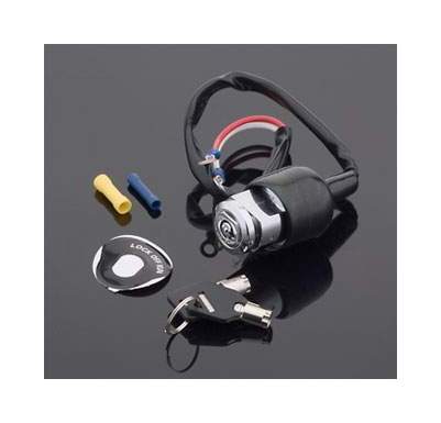 Milwaukee Twins Round Key Ignition Switch For Harley Dyna 1991-1997