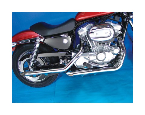 Milwaukee Twins Slip-On Drag Pipe Extensions For Harley Sportster 2004-2013