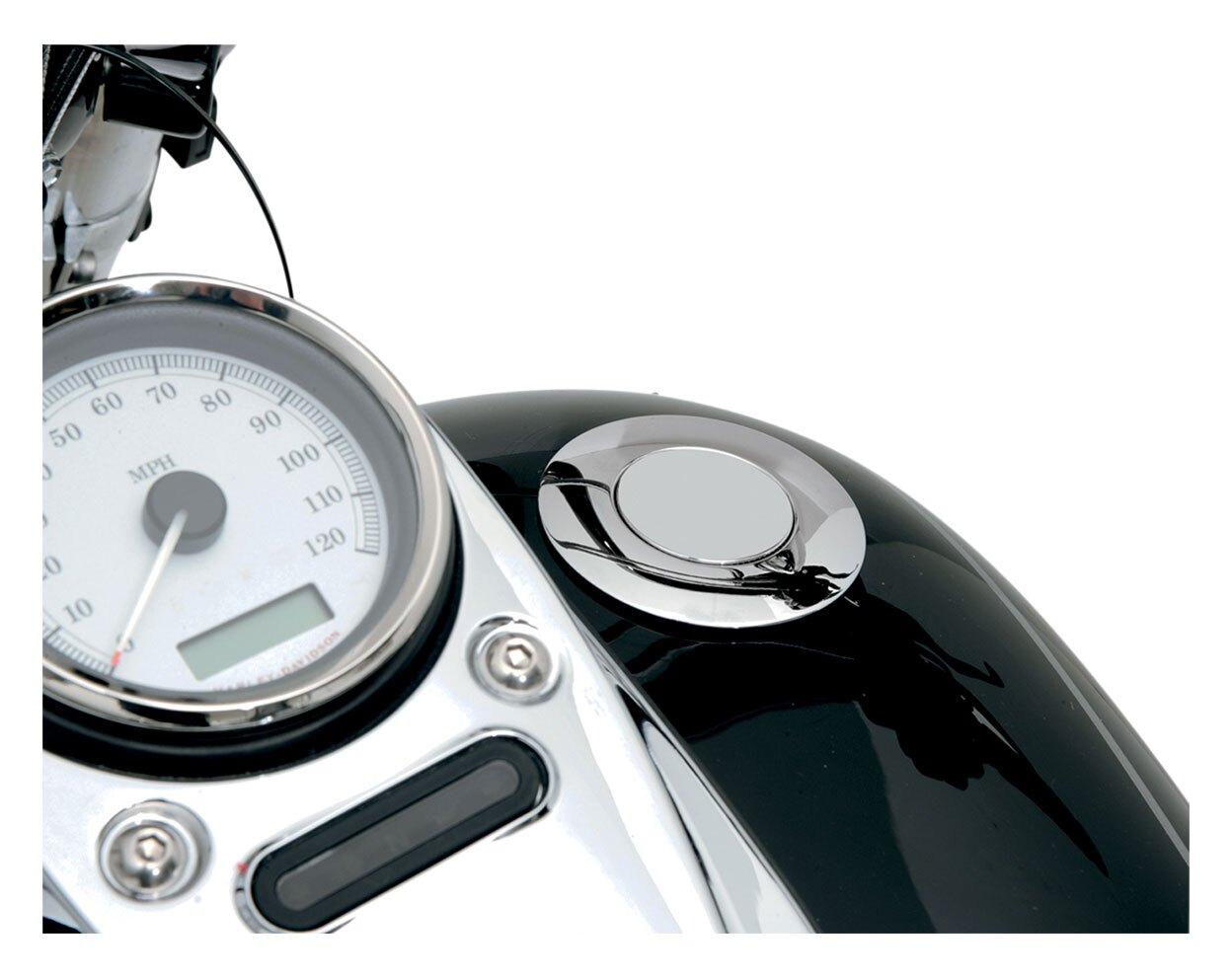 Milwaukee Twins Vented Pop-Up Gas Cap For Harley 1996-2017