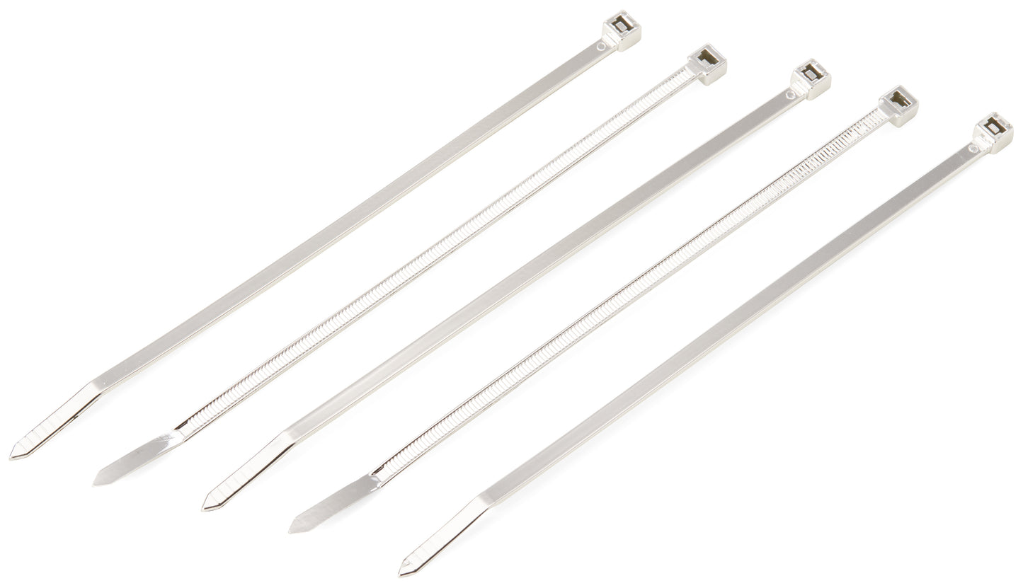 Milwaukee Twins 7" Chrome Cable Ties