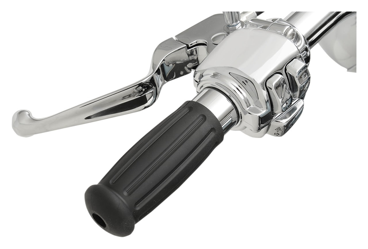 Milwaukee Twins Nostalgic Style Grip Set For Harley With Dual Cable Throttle