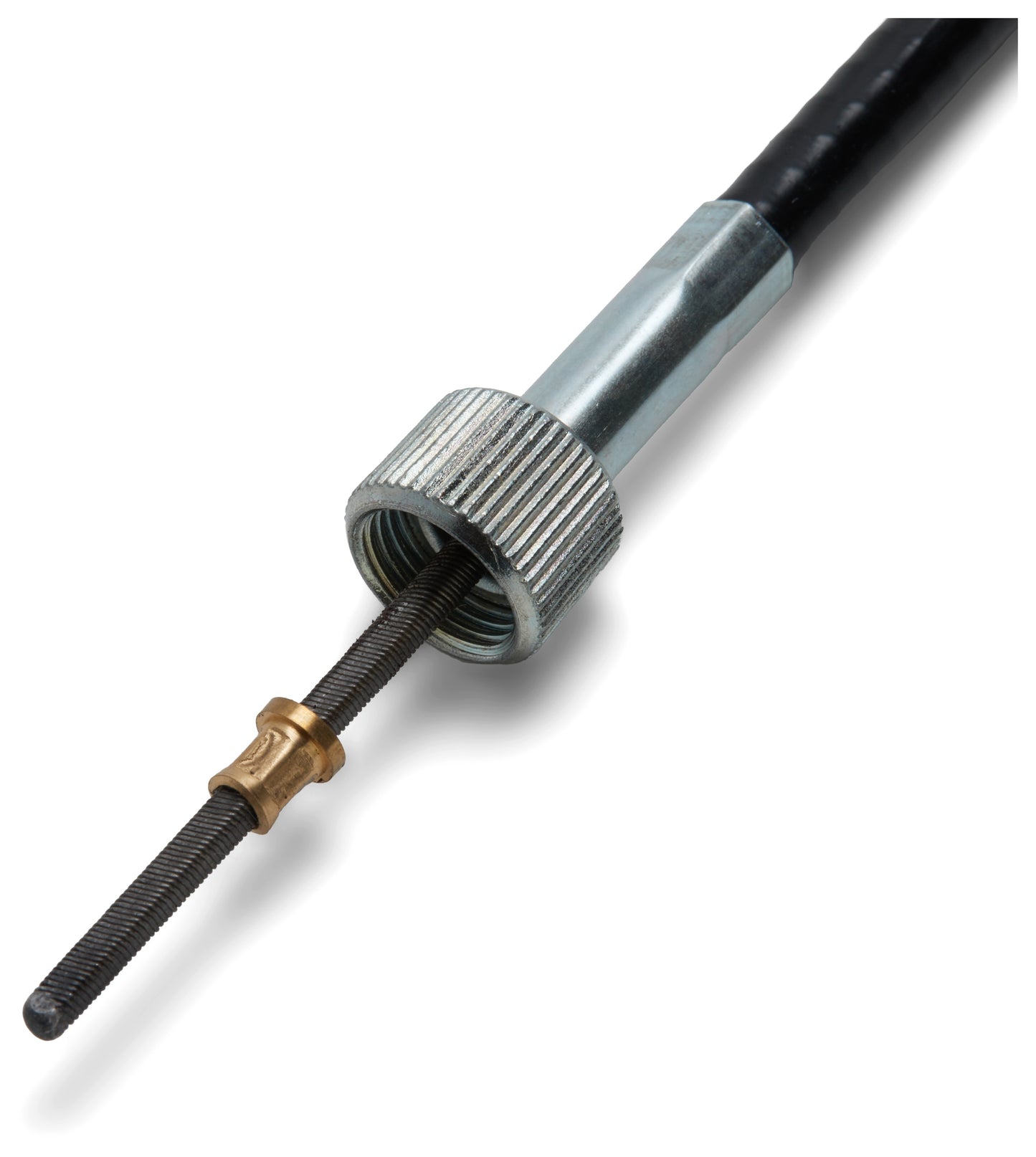 Milwaukee Twins Black Vinyl Speedo Cable For Harley 1974-1992
