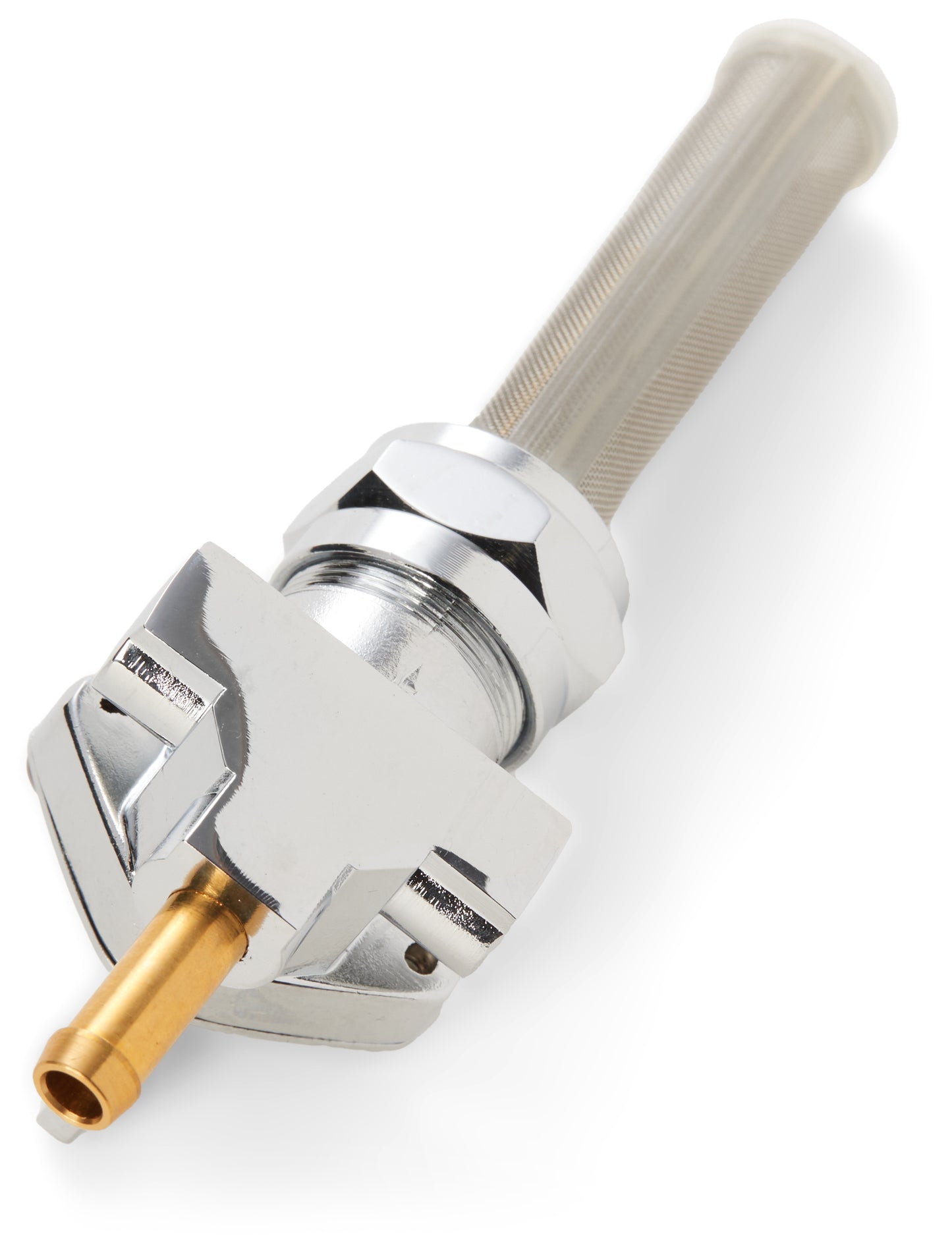 Milwaukee Twins Chrome Diaphragm Type Straight Petcock
