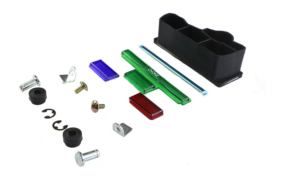 Milwaukee Twins Dash Hardware Kit For Harley 1975-1995