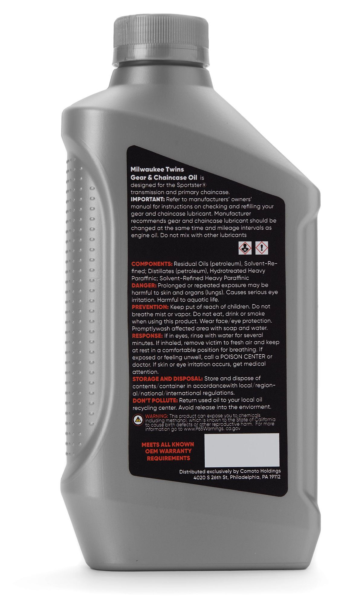 Milwaukee Twins Gear / Chain Case Oil