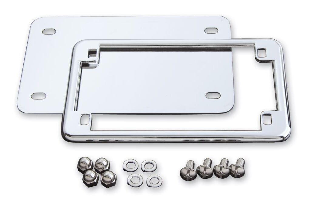 Milwaukee Twins License Plate Frame And Backing Plate Set
