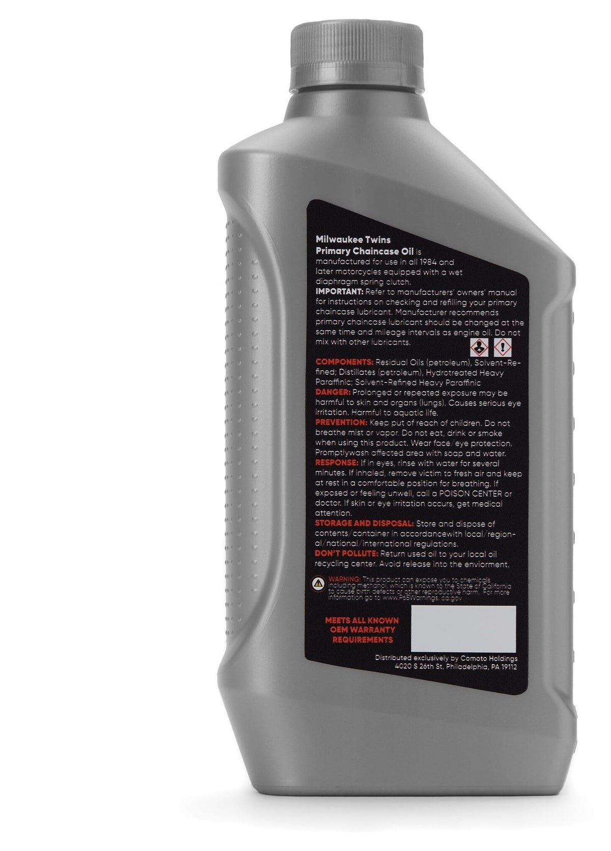 Milwaukee Twins Primary Chaincase Oil