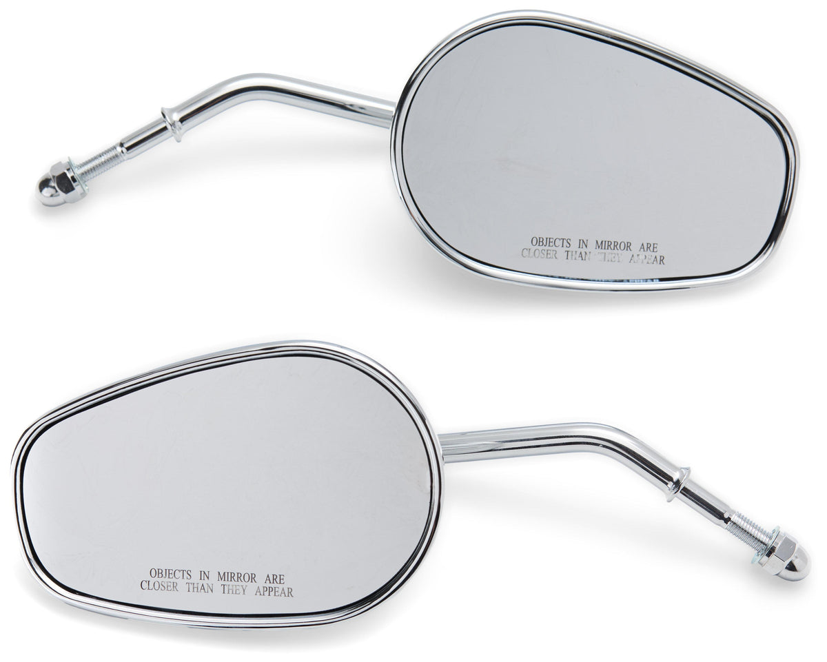 Milwaukee Twins Rectangle Round Stem Mirror Set