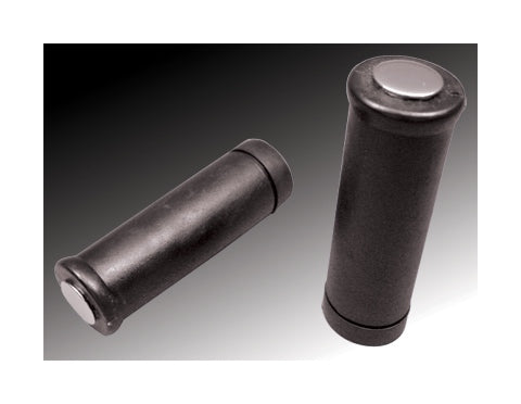 Milwaukee Twins 1" Stock Style Grip Set With Chrome Ends