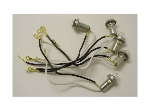  Milwaukee Twins 3-Light Dash Replacement Sockets For Harley FLH / FX 1958-1984