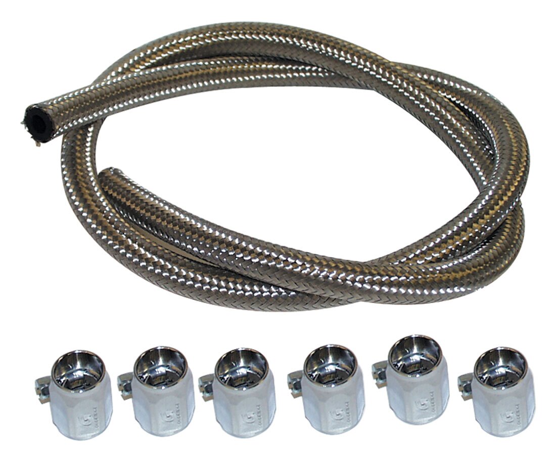  Milwaukee Twins Braided Stainless Steel Fuel Line