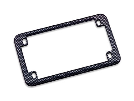  Milwaukee Twins Carbon Fiber Look-Alike License Plate Frame
