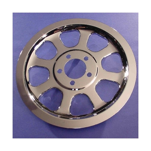  Milwaukee Twins Eight Hole Pulley Cover For Harley Softail 2000-2006
