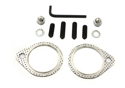  Milwaukee Twins Exhaust Stud-Nut And Gasket Kit For Harley Shovelhead 1966-1984