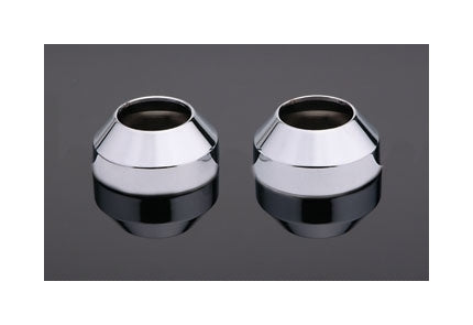  Milwaukee Twins Fork Boot Caps For Harley Softail / Dyna 1980-2012