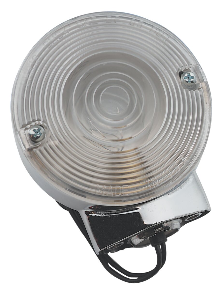  Milwaukee Twins Front Turn Signal For Harley 1986-2019