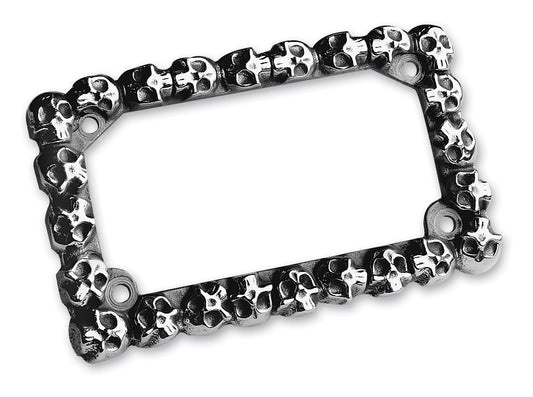 Milwaukee Twins Skull Wrapped License Plate Frame