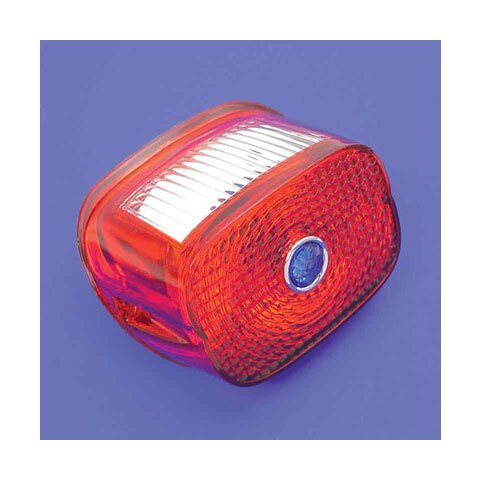  Milwaukee Twins Taillight Lens With Blue Dot For Harley 2003-2026