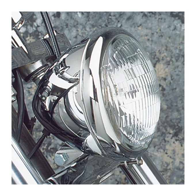  Milwaukee Twins Teardrop 5 3/4" Headlight Assembly For Harley Softail / Dyna 1984-2017