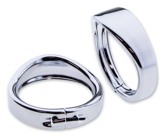 Milwaukee Twins Turn Signal Trim Rings With Visor For Harley Touring / Softail 1985-2019