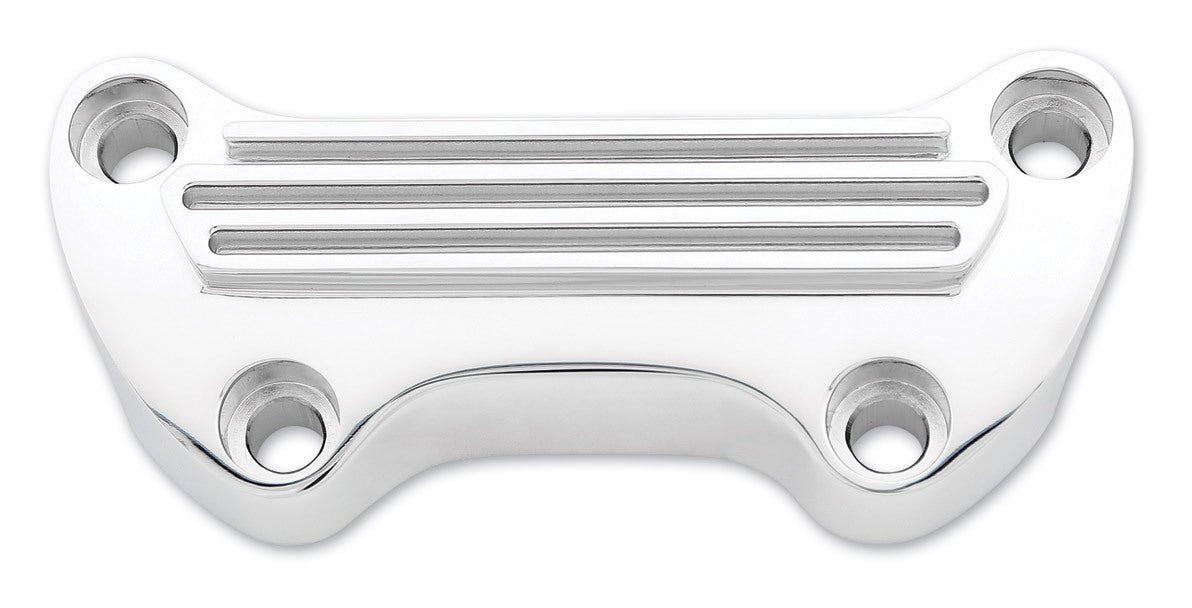  Milwaukee Twins 1" Finned Handlebar Top Clamp For Harley