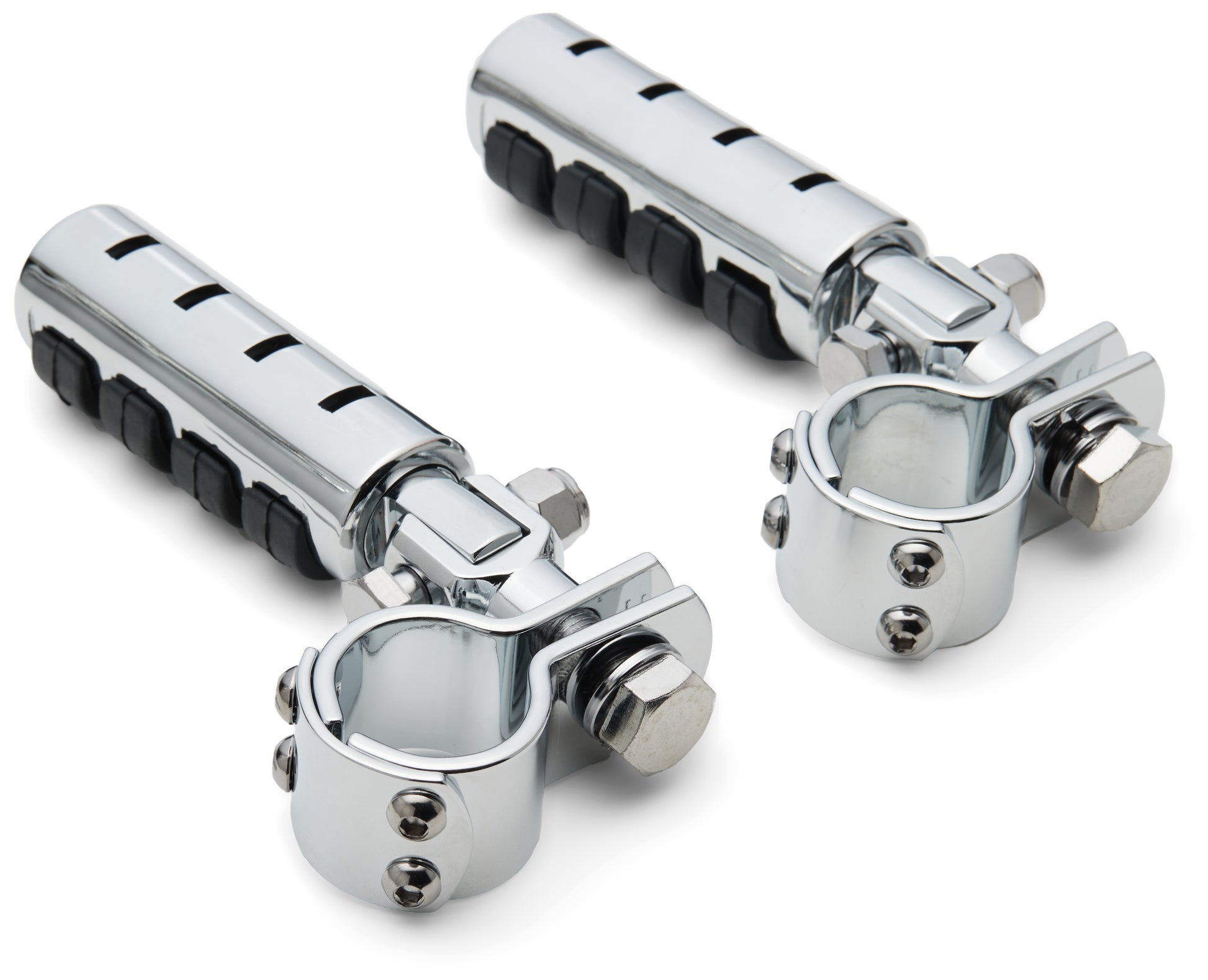  Milwaukee Twins Anti-vibration Clamp-On Footpeg Set