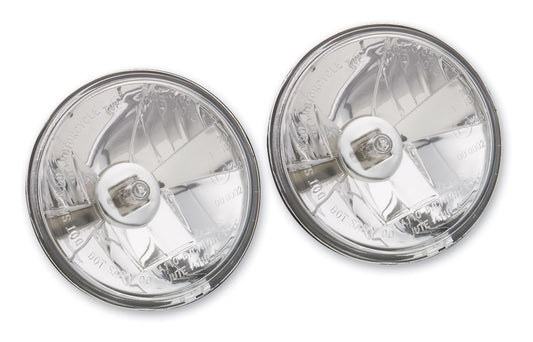  Milwaukee Twins Clear Spotlight / Passing Lamp Set With H3 Bulbs