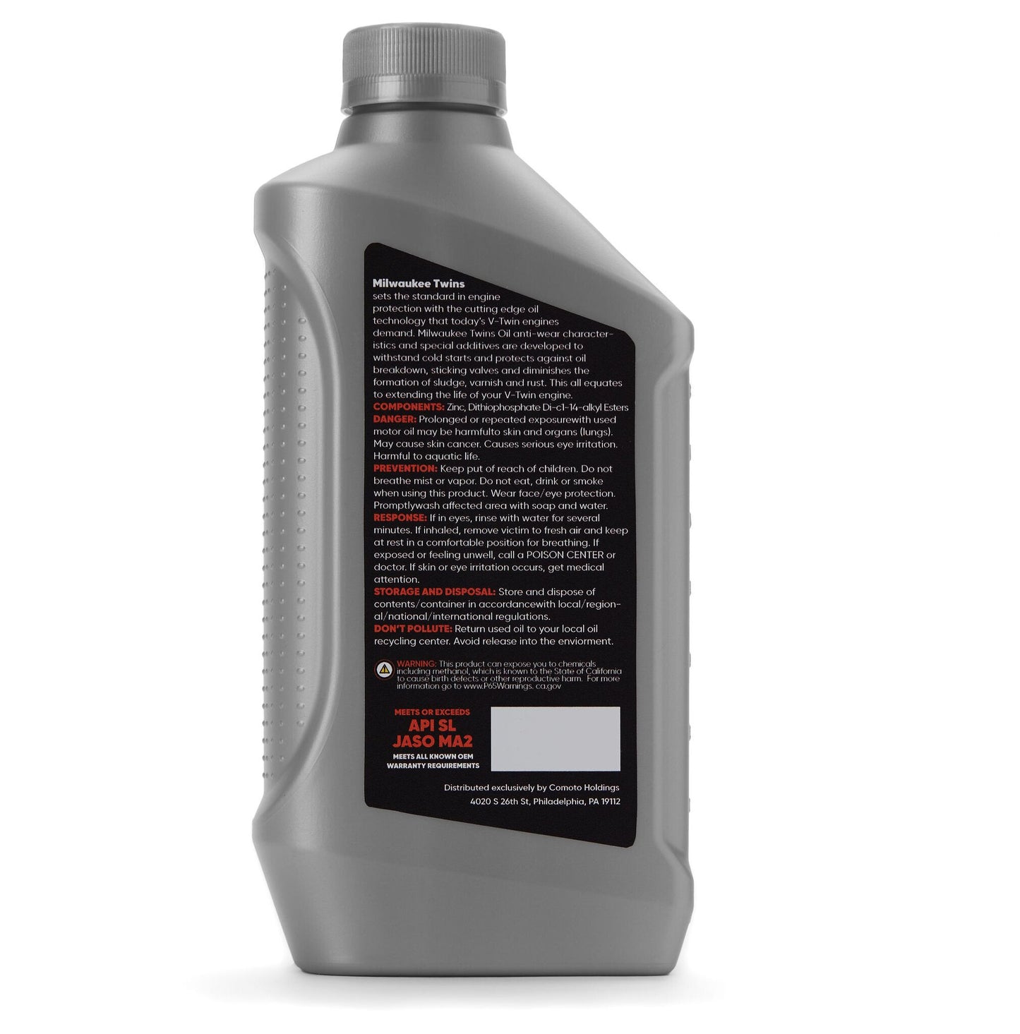  Milwaukee Twins Conventional Motorcycle Oil