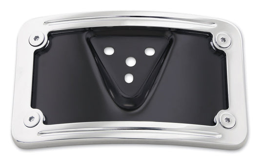  Milwaukee Twins Curved License Plate Mount For Harley 1977-2017