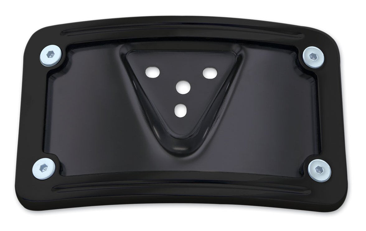  Milwaukee Twins Curved License Plate Mount For Harley 1977-2017