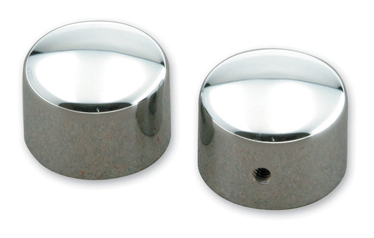  Milwaukee Twins Dome Front Axle Nut Covers For Harley Softail 1984-2006