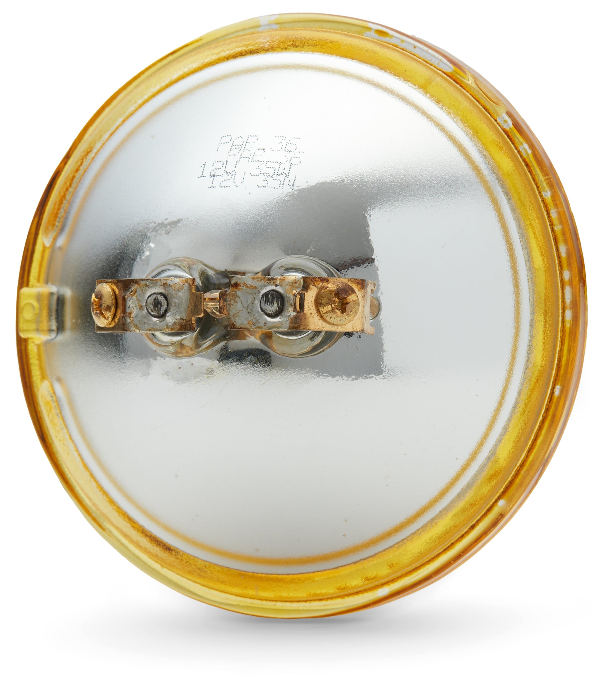  Milwaukee Twins Fluted Amber 4 1/2" Sealed Beam