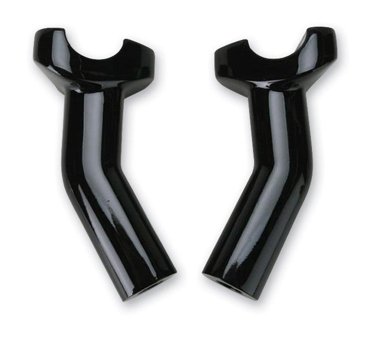  Milwaukee Twins Forged Aluminum Risers For Harley 4 1/2" Pullback / Black [Open Box]