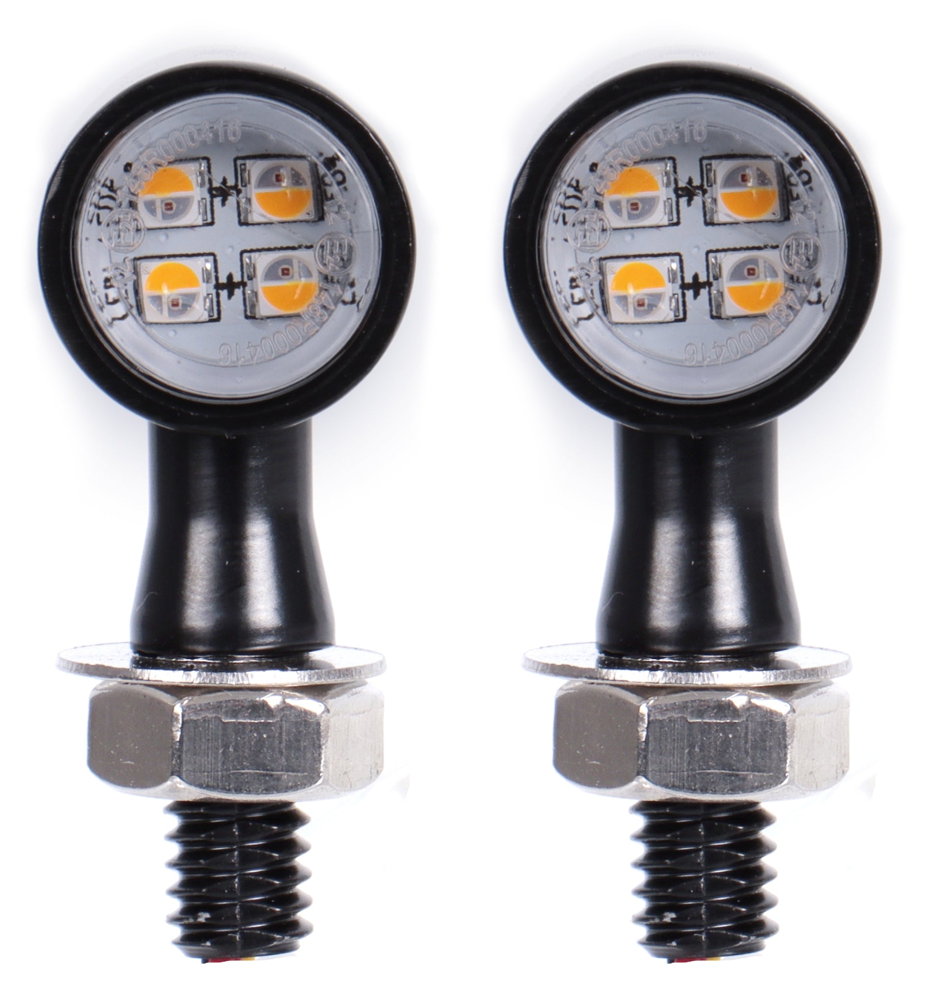  Milwaukee Twins LED Amber Turn Signal Set