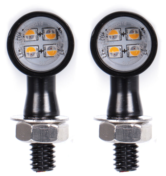  Milwaukee Twins LED Amber Turn Signal Set