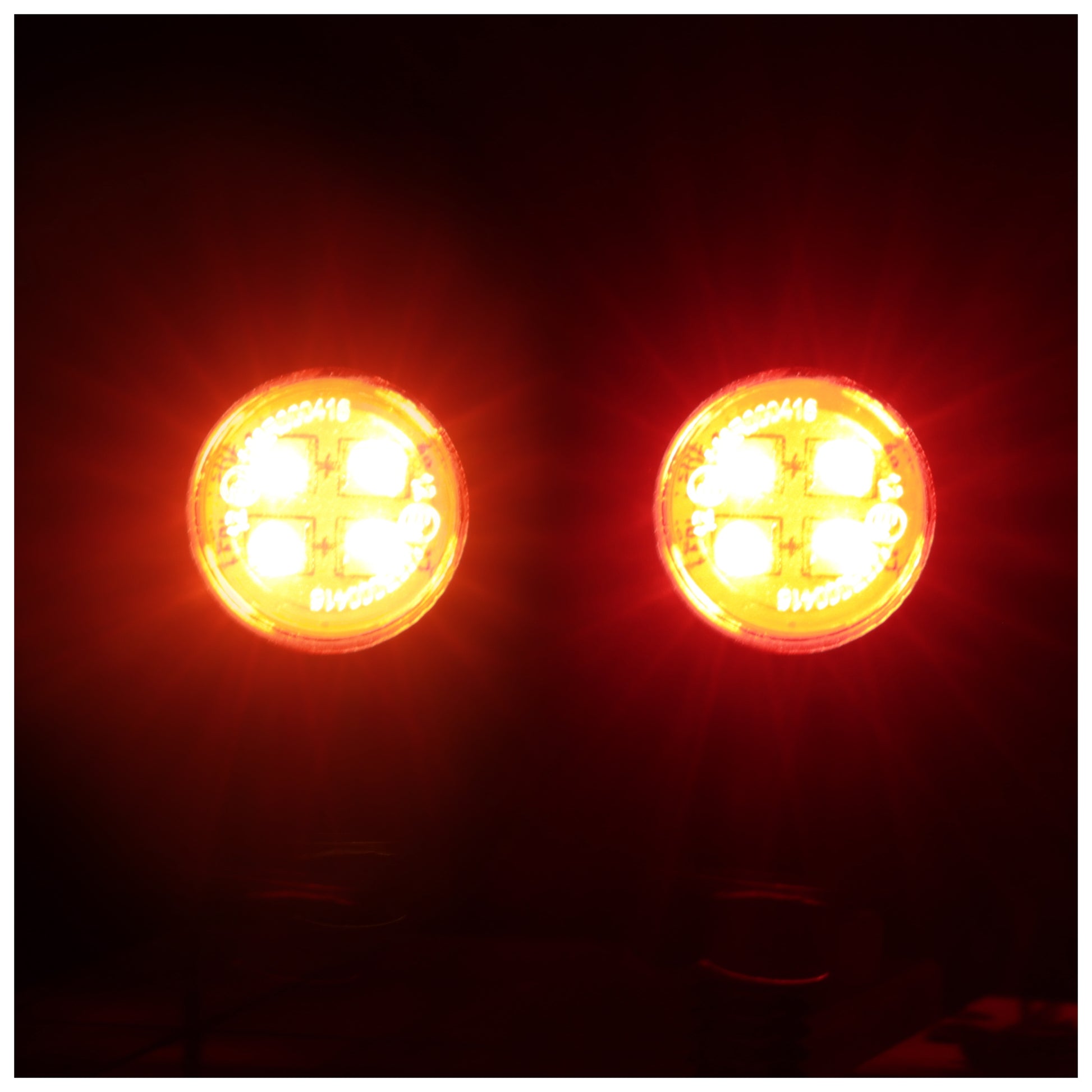 Milwaukee Twins LED Amber Turn Signal Set