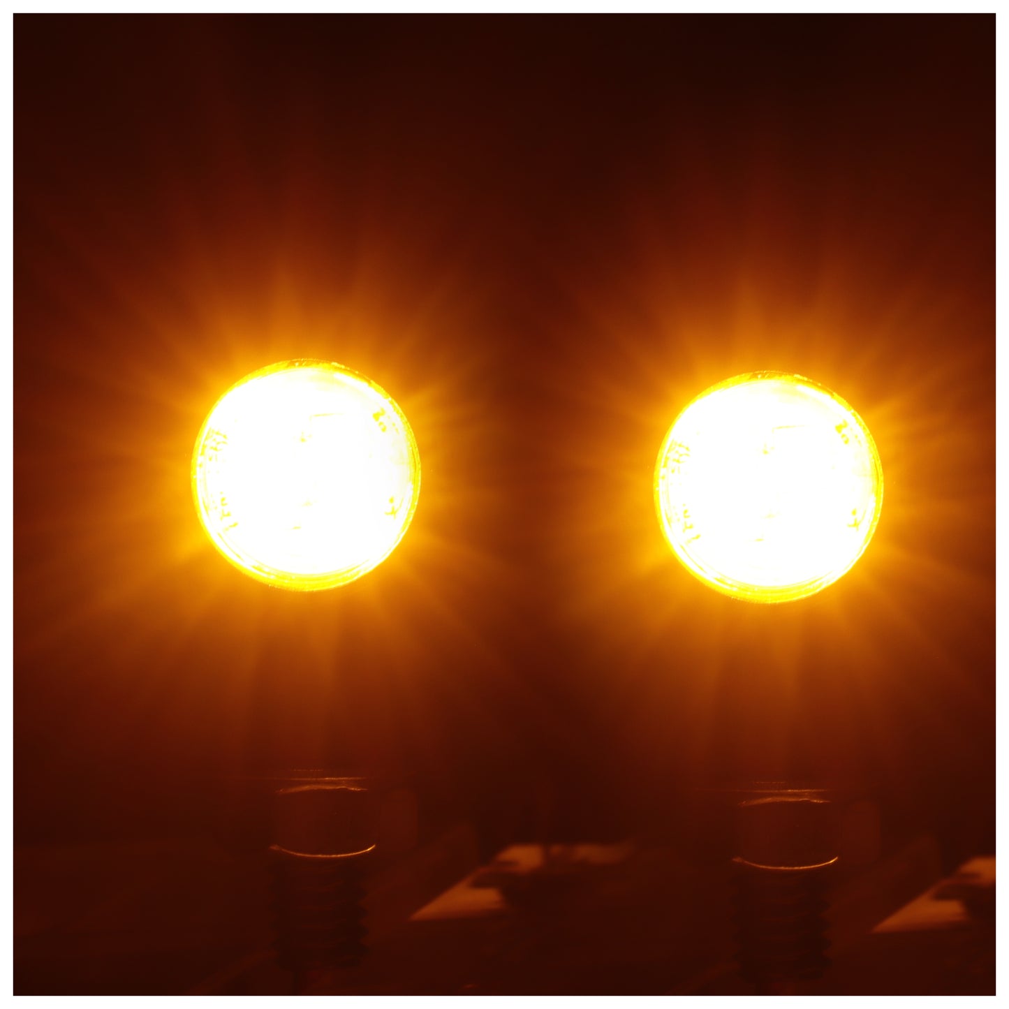  Milwaukee Twins LED Amber Turn Signal Set