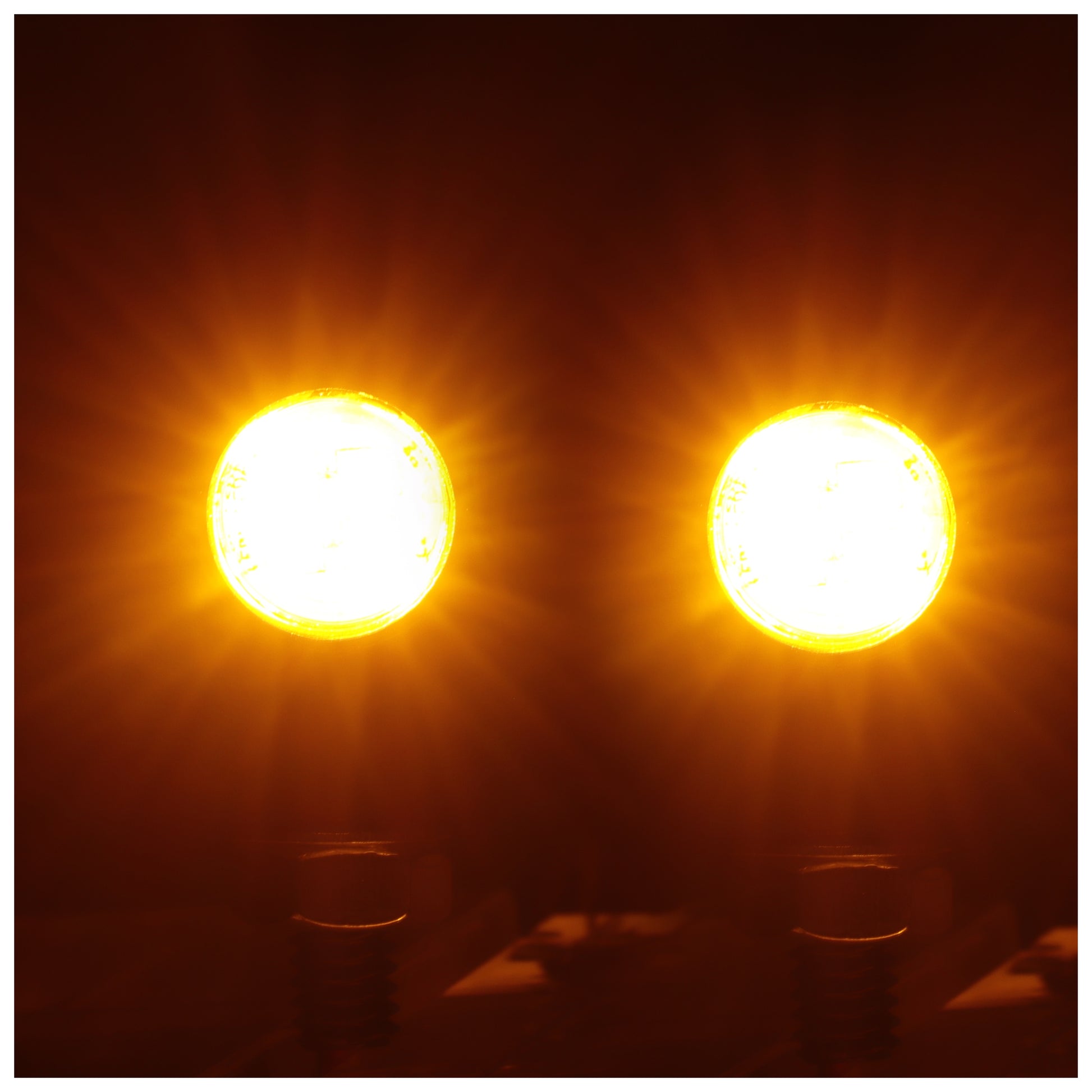 Milwaukee Twins LED Amber Turn Signal Set