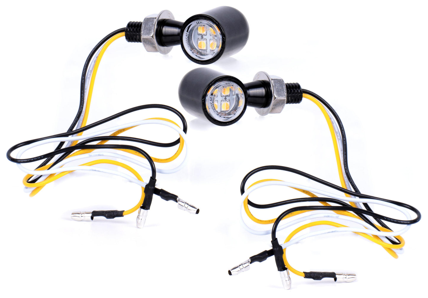  Milwaukee Twins LED Amber / White Turn Signal Set