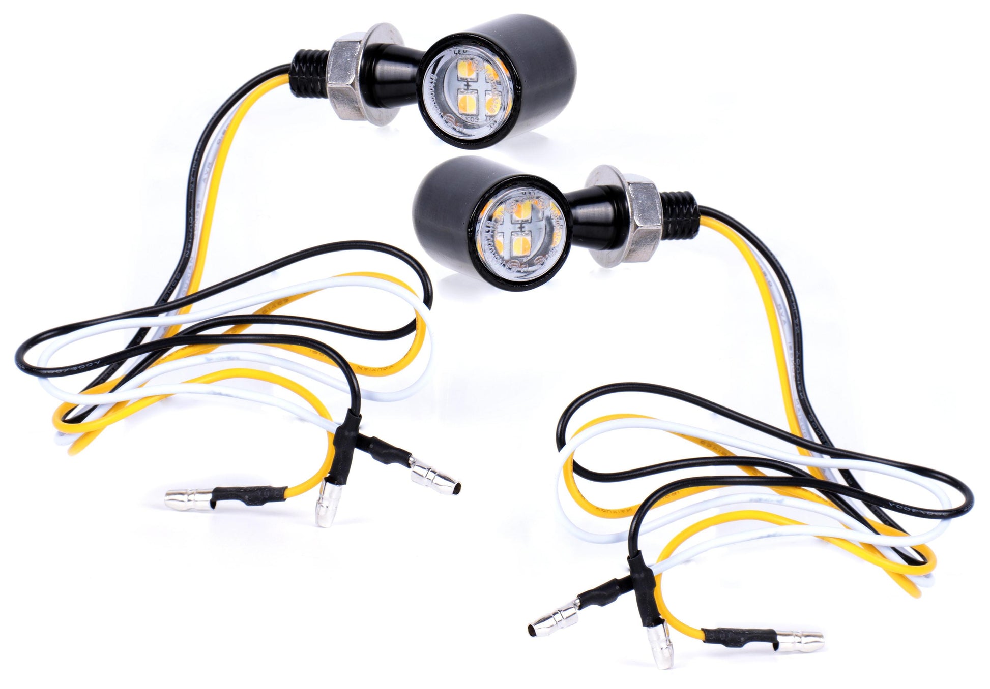  Milwaukee Twins LED Amber / White Turn Signal Set