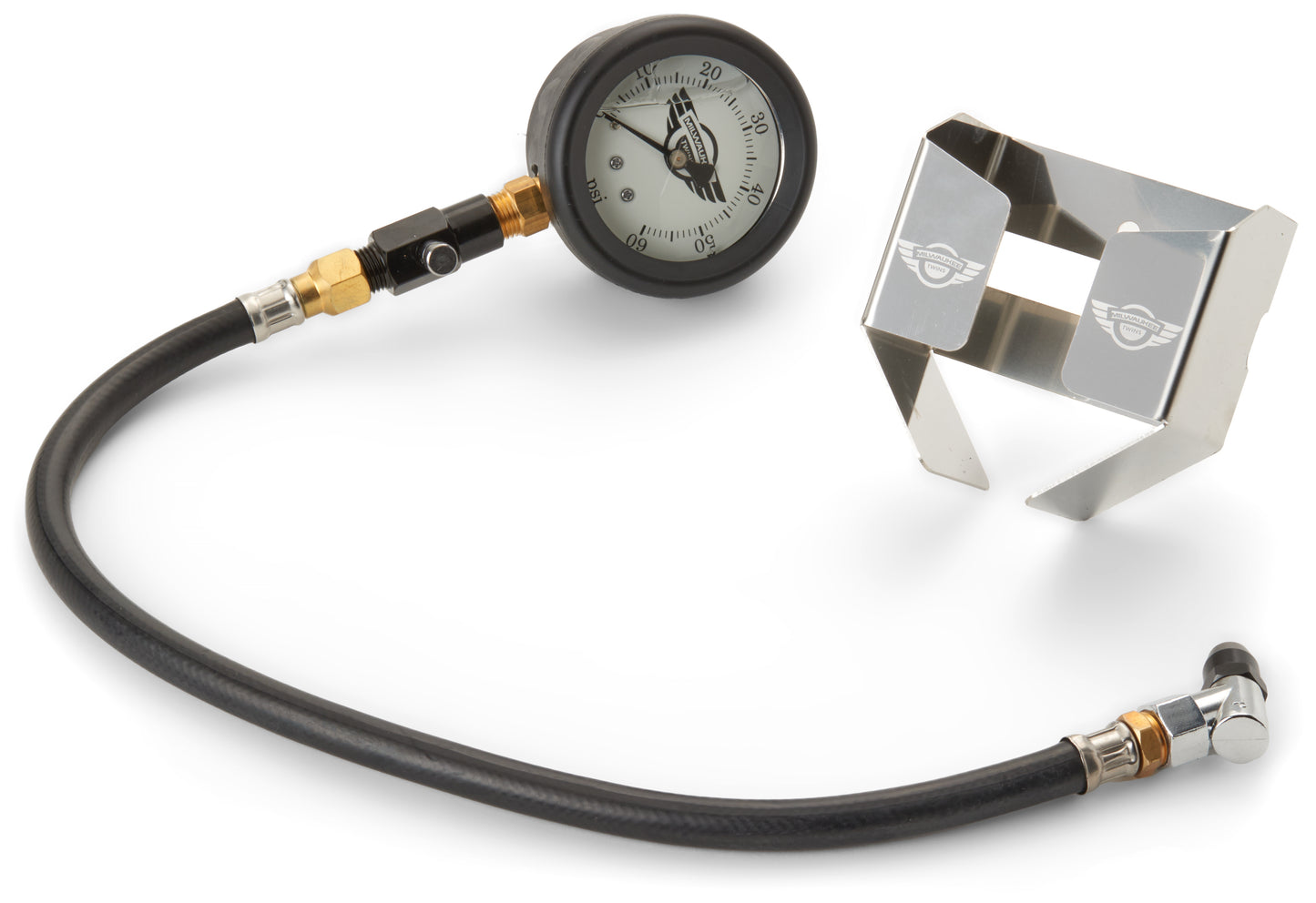  Milwaukee Twins Liquid Filled Tire Pressure Gauge